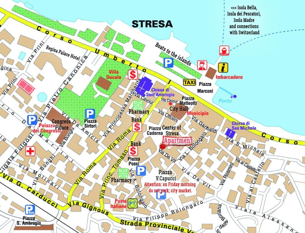 Appartamento Via De Vit Stresa Exteriér fotografie
