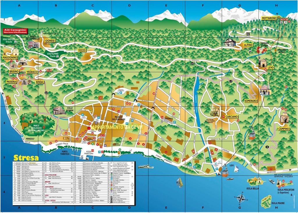 Appartamento Via De Vit Stresa Exteriér fotografie